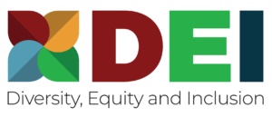 DEI diversity equity and inclusion logo: A colorful logo with the letters DEI in bold, representing diversity, equity, and inclusion