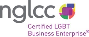 'nglc certified lgbt business enterprise' - alt text: 'Logo of NGLCC certified LGBT business enterprise'